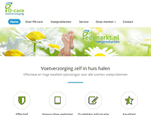 Tablet Screenshot of pd-care.nl